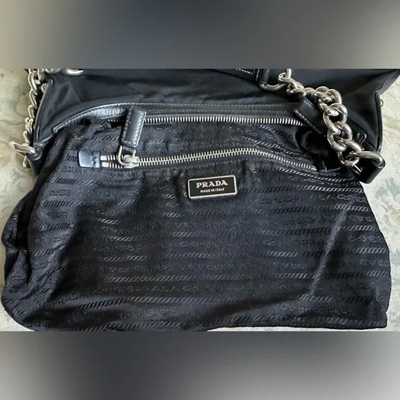 100% Authentic Prada Shoulder Bag w/original Authenticity cards/tags pre-loved - Picture 10 of 12